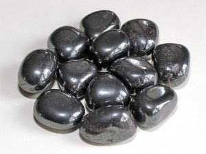 Highly polished Hematite tumble stone size 2-3 cm.