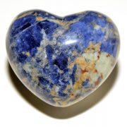 Highly polished Sodalite Heart 45 mm.
