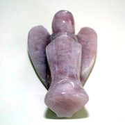Beautiful hand-crafted angel in Rose Quartz approximate size 90 mm Ex Large.