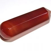 Highly polished Carnelian wand approximate height 70 mm