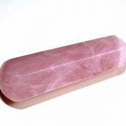 Highly polished Rose Quartz wand approximate height 70 mm
