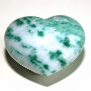 Highly polished Tree Jasper Heart approx 45 mm.
