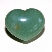 Highly polished Aventurine Green heart approx 30 mm.