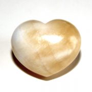 Highly polished Calcite Orange Heart approx 30 mm.