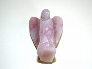 Beautiful hand-crafted angel in Rose Quartz approximate size 60 mm. Large