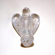 Beautiful hand-crafted angel in Quartz approximate size 45 mm medium.