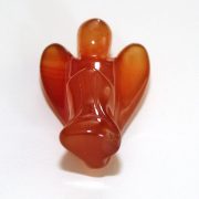 Beautiful hand-crafted angel in Carnelian approximate size 30 mm small.