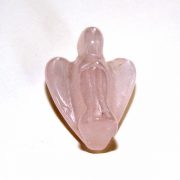 Beautiful hand-crafted angel in Rose Quartz approximate size 25 mm.