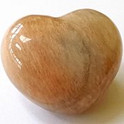 Highly polished Shaded Moonstone Heart approx 45 mm.