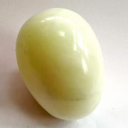Highly polished New Jade egg approx height 45 mm.