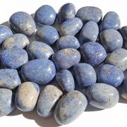 Highly polished Dumortierite tumble stone size 20-30 mm.
