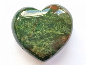 Highly polished Bloodstone Heart approx 45 mm. www.naturalhealingshop.co.uk based in Nuneaton for crystals, spiritual healing, meditation, relaxation, spiritual development,workshops.