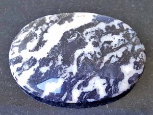 Highly polished Zebra Jasper palm stone 70 x 40 mm. The palm stones are made from the best grade rough materials to produce a well finished, highly polished product. Used by crystal healers and general therapists for massage and similar treatments. Also perfect for collectors. Being a natural product these stones may have natural blemishes and vary in colour and banding. www.naturalhealingshop.co.uk based in Nuneaton for crystals, spiritual healing, meditation, relaxation, spiritual development,workshops.