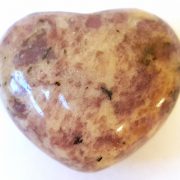 Highly polished Lepidolite Heart approx 45 mm. These hearts are perfect for a gift! There are purple velvet pouches or organza bags you can purchase to pop them into for the finishing touch. Being a natural product these stones may have natural blemishes and vary in colour and banding. www.naturalhealingshop.co.uk based in Nuneaton for crystals, spiritual healing, meditation, relaxation, spiritual development,workshops.