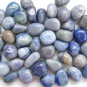 Highly polished Blue Quartz tumble stone size 2-3 cm. www.naturalhealingshop.co.uk based in Nuneaton for crystals, spiritual healing, meditation, relaxation, spiritual development,workshops.