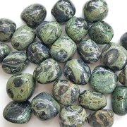 Highly polished Kambara Jasper tumble stone size 2-3 cm. Being a natural product these stones may have natural blemishes and vary in colour, banding and shape. See photograph. www.naturalhealingshop.co.uk based in Nuneaton for crystals, spiritual healing, meditation, relaxation, spiritual development,workshops.