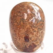 Highly polished Leopardskin Jasper crystal egg approximate height 45 mm. Beautiful to collect or hold and meditate with. Being a natural product these stones may have natural blemishes and vary in colour and banding. www.naturalhealingshop.co.uk based in Nuneaton for crystals, spiritual healing, meditation, relaxation, spiritual development,workshops.