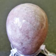 Highly polished Lepidolite crystal egg approximate height 45 mm. Beautiful to collect or hold and meditate with. Being a natural product these stones may have natural blemishes and vary in colour and banding. www.naturalhealingshop.co.uk based in Nuneaton for crystals, spiritual healing, meditation, relaxation, spiritual development,workshops.