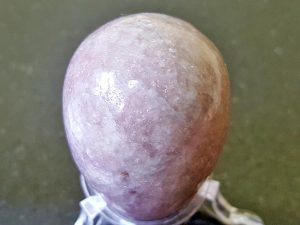 Highly polished Lepidolite crystal egg approximate height 45 mm. Beautiful to collect or hold and meditate with. Being a natural product these stones may have natural blemishes and vary in colour and banding. www.naturalhealingshop.co.uk based in Nuneaton for crystals, spiritual healing, meditation, relaxation, spiritual development,workshops.