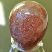 Highly polished Red Mica egg approximate height 45 mm. Beautiful to collect or hold and meditate with. Being a natural product these stones may have natural blemishes and vary in colour and banding. www.naturalhealingshop.co.uk based in Nuneaton for crystals, spiritual healing, meditation, relaxation, spiritual development,workshops.