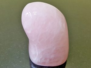 Highly polished Rose Quartz freeform approximate height 55 mm. Being a natural product this crystal may have natural blemishes and vary in colour. www.naturalhealingshop.co.uk based in Nuneaton for crystals, spiritual healing, meditation, relaxation, spiritual development,workshops.