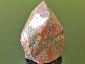 Highly polished Unakite freeform approximate height 70 mm. Being a natural product this crystal may have natural blemishes and vary in colour. www.naturalhealingshop.co.uk based in Nuneaton for crystals, spiritual healing, meditation, relaxation, spiritual development,workshops.