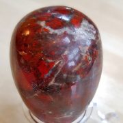 Highly polished Poppy Jasper egg approximate height 45 mm. Beautiful to collect or hold and meditate with. Being a natural product these stones may have natural blemishes and vary in colour and banding. www.naturalhealingshop.co.uk based in Nuneaton for crystals, spiritual healing, meditation, relaxation, spiritual development,workshops.