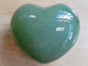 Highly polished Aventurine Green Heart approx 45 mm. www.naturalhealingshop.co.uk based in Nuneaton for crystals, spiritual healing, meditation, relaxation, spiritual development,workshops.