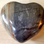 Highly polished Picasso Jasper Heart approx 45 mm. These hearts are perfect for a gift! There are purple velvet pouches or organza bags you can purchase to pop them into for the finishing touch. Being a natural product these stones may have natural blemishes and vary in colour and banding. www.naturalhealingshop.co.uk based in Nuneaton for crystals, spiritual healing, meditation, relaxation, spiritual development,workshops.