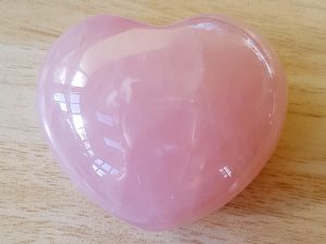 Highly polished Rose Quartz Heart approx 45 mm. These hearts are perfect for a gift! There are purple velvet pouches or organza bags you can purchase to pop them into for the finishing touch. Being a natural product these stones may have natural blemishes and vary in colour and banding. www.naturalhealingshop.co.uk based in Nuneaton for crystals, spiritual healing, meditation, relaxation, spiritual development,workshops.