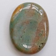 Highly polished Moss Agate thumb stone 40 x 30 mm. The thumb stones have been designed to have a pleasing feel with the highest quality finish. They are shaped to fit beautifully between the thumb and fingers. Being a natural product these stones may have natural blemishes and vary in colour and banding. www.naturalhealingshop.co.uk based in Nuneaton for crystals, spiritual healing, meditation, relaxation, spiritual development,workshops.