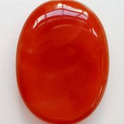 Highly polished Carnelian thumb stone 40 x 30 mm. The thumb stones have been designed to have a pleasing feel with the highest quality finish. They are shaped to fit beautifully between the thumb and fingers. Being a natural product these stones may have natural blemishes and vary in colour and banding. www.naturalhealingshop.co.uk based in Nuneaton for crystals, spiritual healing, meditation, relaxation, spiritual development,workshops.