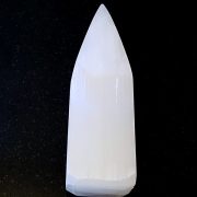 Selenite point approx size 155 x 40 mm Being a natural product this crystal may have natural blemishes. www.naturalhealingshop.co.uk based in Nuneaton for crystals, spiritual healing, meditation, relaxation, spiritual development,workshops.