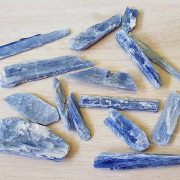 Kyanite pieces approx sizes between 15 mm to 40 mm Being a natural product this crystal may have natural blemishes. www.naturalhealingshop.co.uk based in Nuneaton for crystals, spiritual healing, meditation, relaxation, spiritual development,workshops.