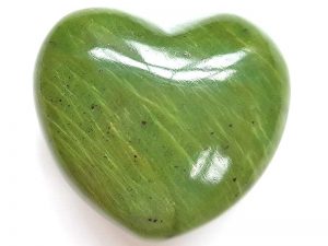 Highly polished Jade Heart approx 45 mm. These hearts are perfect for a gift! There are purple velvet pouches or organza bags you can purchase to pop them into for the finishing touch. Being a natural product these stones may have natural blemishes and vary in colour and banding. www.naturalhealingshop.co.uk based in Nuneaton for crystals, spiritual healing, meditation, relaxation, spiritual development,workshops.