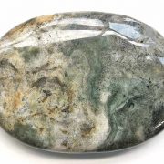 Highly polished Ocean Jasper palm stone 70 x 40 mm. The palm stones are made from the best grade rough materials to produce a well finished, highly polished product. Used by crystal healers and general therapists for massage and similar treatments. Also perfect for collectors. Being a natural product these stones may have natural blemishes and vary in colour and banding. www.naturalhealingshop.co.uk based in Nuneaton for crystals, spiritual healing, meditation, relaxation, spiritual development,workshops.