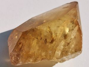 Natural Citrine point 45 x 30 x 20 mm. Being a natural product the crystal may have natural blemishes and vary in colour. www.naturalhealingshop.co.uk based in Nuneaton for crystals, spiritual healing, meditation, relaxation, spiritual development,workshops.