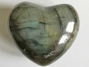 Highly polished Labradorite Heart approx 45 mm. www.naturalhealingshop.co.uk based in Nuneaton for crystals, spiritual healing, meditation, relaxation, spiritual development,workshops.