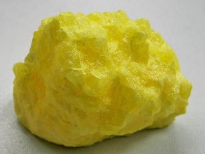 Sulphur approximately 45 x 20 x 40 mm Being a natural product the crystal may have natural blemishes and vary in colour. www.naturalhealingshop.co.uk based in Nuneaton for crystals, spiritual healing, meditation, relaxation, spiritual development,workshops.