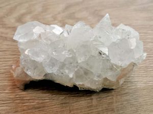 Apophyllite cluster approx size 90 x 50 x 35 mm. Being a natural product this crystal may have natural blemishes. www.naturalhealingshop.co.uk based in Nuneaton for crystals, spiritual healing, meditation, relaxation, spiritual development,workshops.