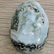 Highly polished Ocean Jasper crystal egg approximate height 45 mm. Beautiful to collect or hold and meditate with. Being a natural product these stones may have natural blemishes and vary in colour and banding. www.naturalhealingshop.co.uk based in Nuneaton for crystals, spiritual healing, meditation, relaxation, spiritual development,workshops.