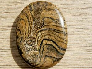 Highly polished Stromatolite thumb stone 40 x 30 mm. The thumb stones have been designed to have a pleasing feel with the highest quality finish. They are shaped to fit beautifully between the thumb and fingers. Being a natural product these stones may have natural blemishes and vary in colour and banding. www.naturalhealingshop.co.uk based in Nuneaton for crystals, spiritual healing, meditation, relaxation, spiritual development,workshops.